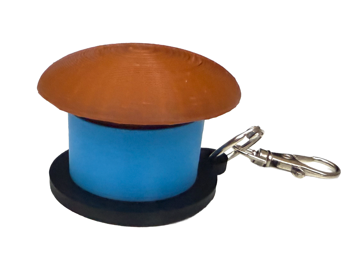 3D Printed Clicker Fidget Keychain – Men’s Gymnastics Mushroom “Pommel”