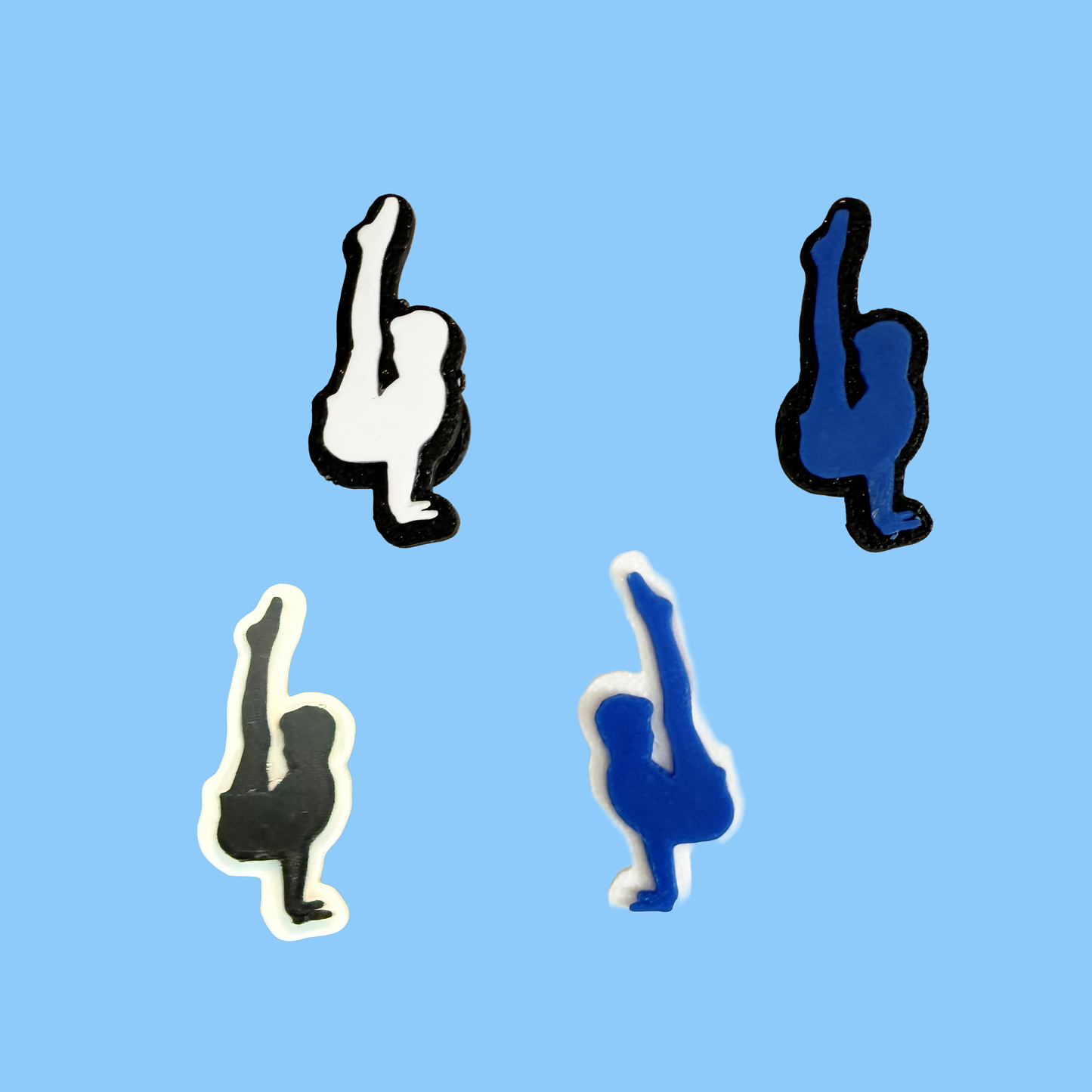 3D Printed Men’s Gymnastics Shoe Charm (Set of 2)